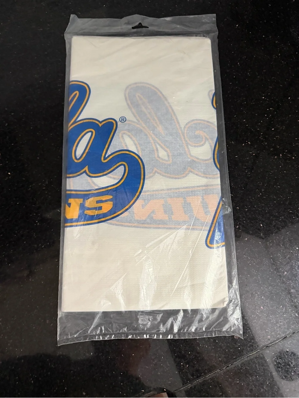 Lot of 4 UCLA Bruins Disposable Tablecloths